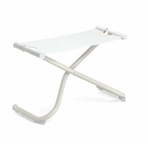 Emu Snooze loungestoel voetensteun white/white