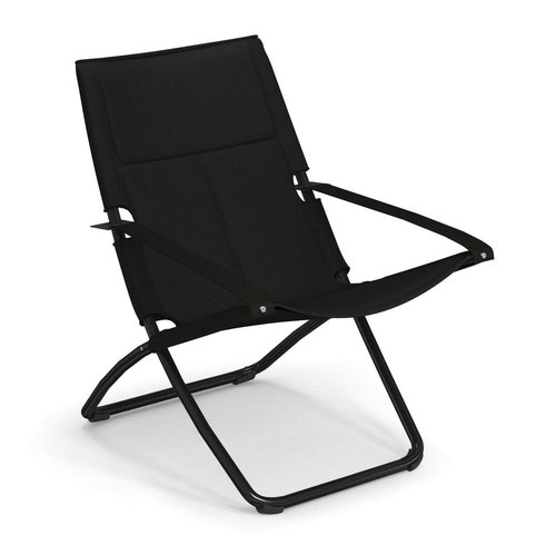 Emu Snooze cosy loungestoel glossy black/black