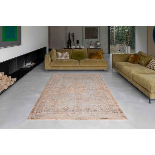 Louis De Poortere Rugs Medallion salmon tapijt Fading World Collection