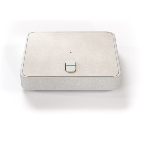 Glatz Parasolvoet met rollen Z 55 kg 65×65 cm beton licht met afdekplaat sand Glatz Parasolvoet met rollen Z 55 kg 65×65 cm beton licht met afdekplaat sand