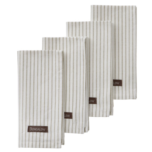Bungalow Lucca servet desert 45 x 45 - set van 4 Bungalow Lucca servet desert 45 x 45 - set van 4