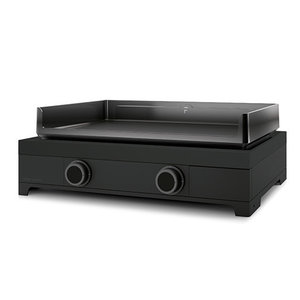 Forge Adour Plancha Modern Gas 60 en acier noir