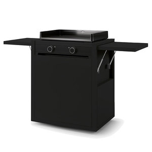 Forge Adour Chariot roulant pour Plancha Modern 60 noir