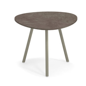 Emu Terramare table d'appoint cadre: grey - plateau: emperador W48 x D48 x H40