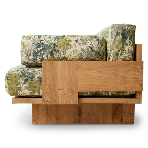 HKLiving Botanical outdoor sofa teak