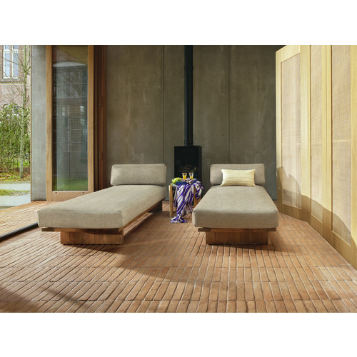 HKLiving Natural outdoor zonnebed teak