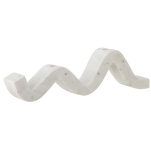 Bloomingville Peggy bougeoir en marbre blanc