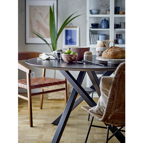 Bloomingville Nuni draaiplateau bruin marmer