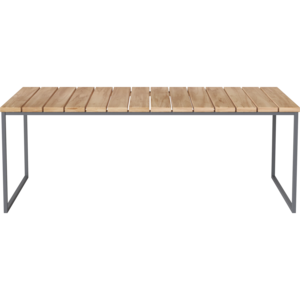 Bolia Como outdoor salontafel teakhout 120 x 60 x H 42