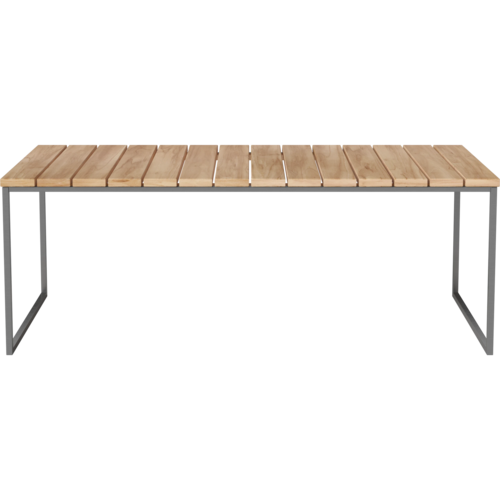 Bolia Como outdoor salontafel teakhout 120 x 60 x H 42