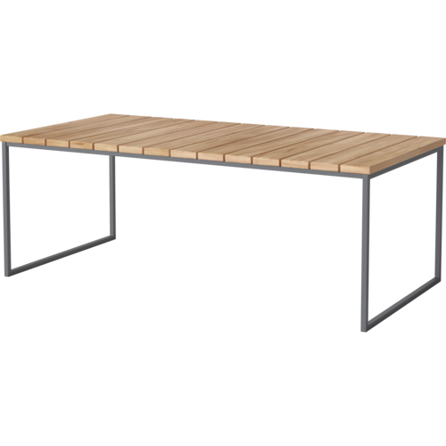 Bolia Como outdoor salontafel teakhout 120 x 60 x H 42