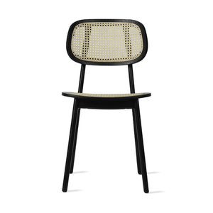 Vincent Sheppard Titus chaise de salle à manger en chêne teinté noir assise multiplex