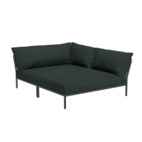 Level2 lounge sofa cosy corner right sunbrella heritage - donkergrijs frame