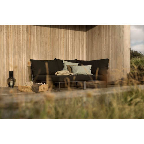 Houe Level2 lounge sofa linkerhoek sunbrella heritage - donkergrijs frame