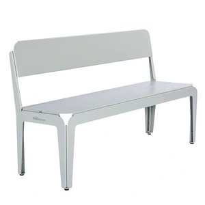 Weltevree Bended banc de jardin avec dossier agate gris