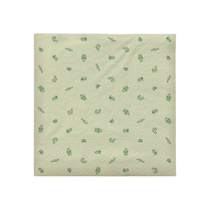 Broste Copenhagen Sea servetten papier jelly green - pak van 20