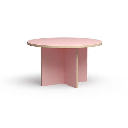 HKLiving Eettafel rond roze Ø 130