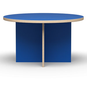 HKLiving Eettafel rond blauw Ø 130