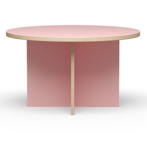 HKLiving Eettafel rond roze Ø 130