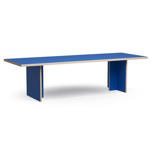 HKLiving Eettafel rechthoekig blauw