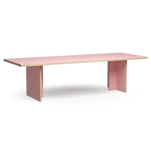 HKLiving Eettafel rechthoekig roze