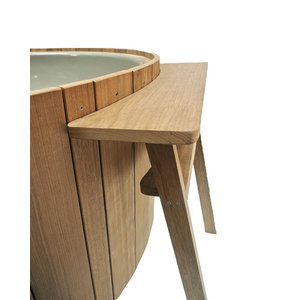 Weltevree Table d'appoint en bois pour Dutchtub wood Weltevree Table d'appoint en bois pour Dutchtub wood