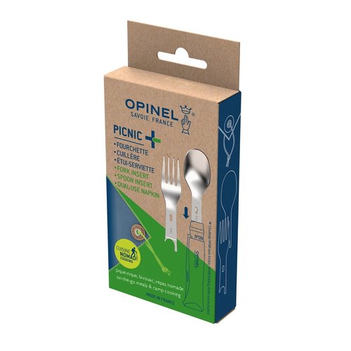 Opinel Outdoor bestekset Picnic Plus, 3-delig Opinel Outdoor bestekset Picnic Plus, 3-delig