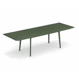 Emu Plus4 verlengbare tuintafel military green 160+110 x 90