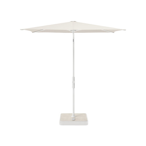 Glatz Twist parasol mast mat wit stof 453 vanilla