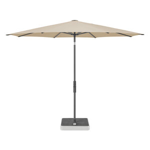 Glatz Twist parasol mast antraciet stof 422 cream