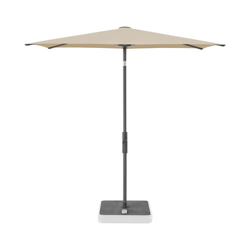 Glatz Twist parasol mast antraciet stof 422 cream