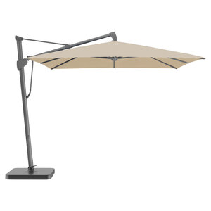 Glatz Sombrano S+ zweefparasol antraciet frame stofklasse 4 cream (422) Glatz Sombrano S+ zweefparasol antraciet frame stofklasse 4 cream (422)