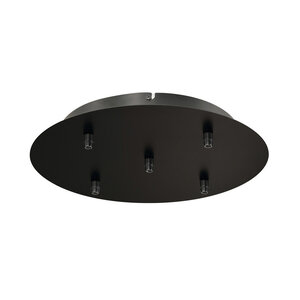 SLV rosace de plafond 5 sorties rondes noire incl. dispositif de décharge SLV rosace de plafond 5 sorties rondes noire incl. dispositif de décharge