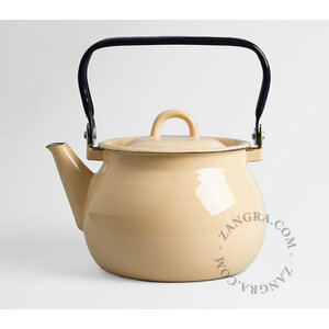 zangra Bouilloire 2,5 l caramel en émail