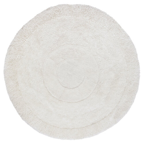 Lorena Canals Arctic Circle tapijt wit Ø 250 cm TOONZAALMODEL Lorena Canals Arctic Circle tapijt wit Ø 250 cm TOONZAALMODEL