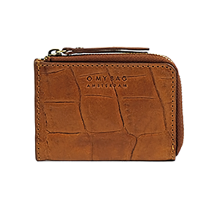O My Bag Coco porte-monnaie en cuir croco classique cognac O My Bag Coco porte-monnaie en cuir croco classique cognac