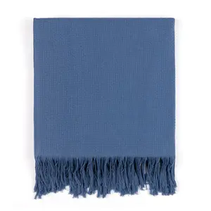 Torres Novas 1845 Santa Maria serviette de plage bleue 100 x 180