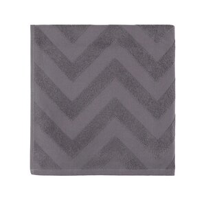 Torres Novas 1845 Mar picado serviette de plage anthracite 100 x 180