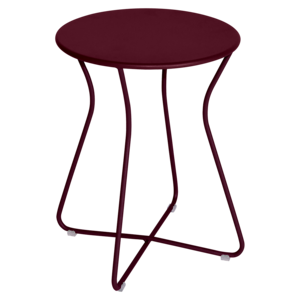 Fermob Cocotte krukje metaal cérise noir Ø 34 x H 45 Fermob Cocotte krukje metaal cérise noir Ø 34 x H 45