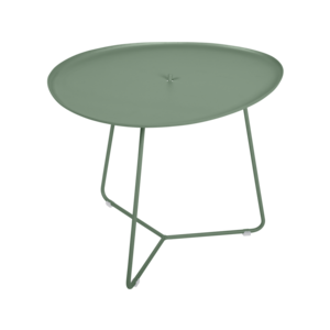 Fermob Cocotte table avec plateau amovible en métal cactus Ø 55 x H 43,5