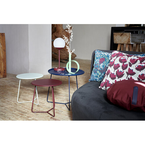 Fermob Cocotte bijzettafel réglisse metaal Ø 34,5 x H 36