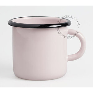 zangra Tasse 40 cl rose en émail zangra Tasse 40 cl rose en émail