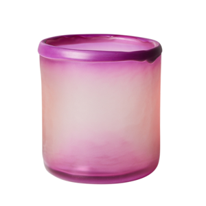 HKLiving Photophore en verre purple