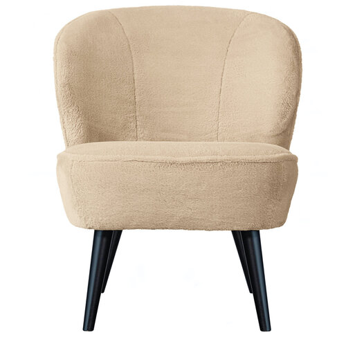 WOOOD Sara fauteuil imitatiebont naturel WOOOD Sara fauteuil imitatiebont naturel