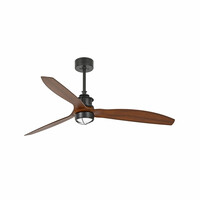 Just Fan M ventilator Ø 1280 Led zwart / hout DC