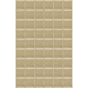 Layered Lily tapis en laine mustard Layered Lily tapis en laine mustard