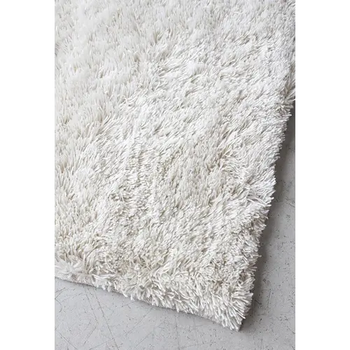 Layered Fallingwater shaggy tapijt bone white