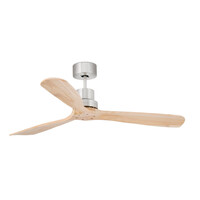 Lantau L ventilator Ø 1320 mat nikkel / dennenhout DC smart