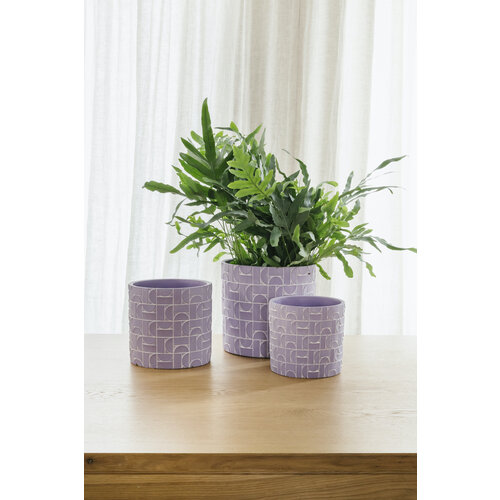 D&M Metric bloempot lavendel  Ø19,5cm