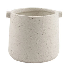 D&M Knob pot de fleurs blanc Ø9,5cm